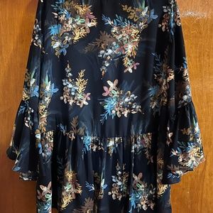 Flower printed blouse